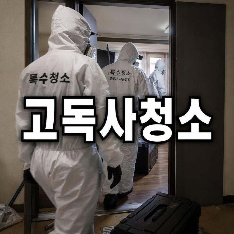 고독사 특수청소 현장