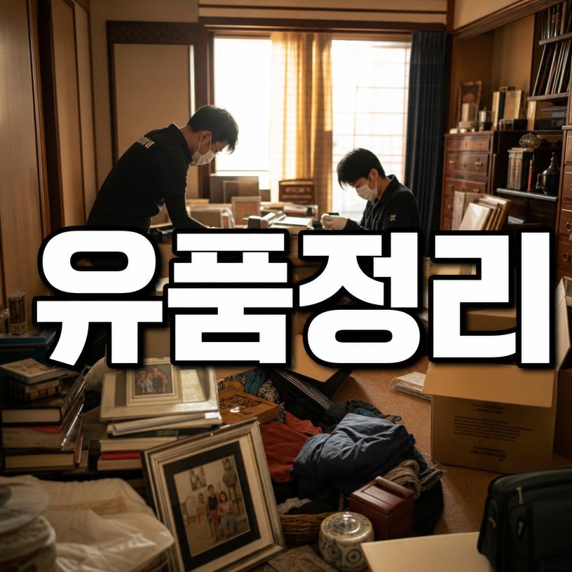 유품정리 서비스 - 올바른정리